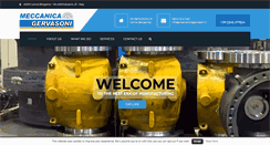 Desktop Screenshot of meccanicagervasoni.it